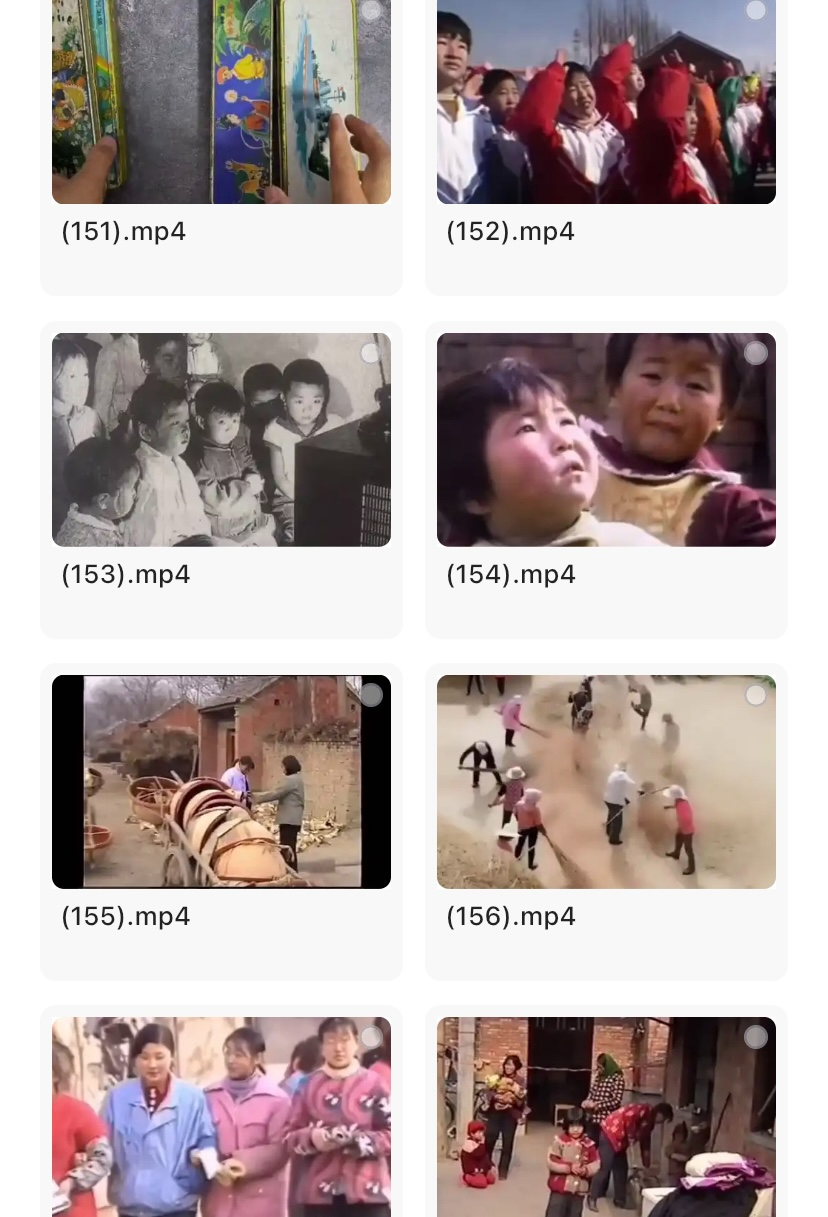 8090回忆怀旧视频素材，童年时代记忆短视频高清直播素材，附赠年代素材去重复技巧【20.3GB】