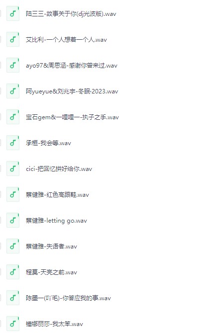 抖音最伤感160首深夜必听神曲大合集 无损音质 歌词句句戳心【WAV MP3】【7.88GB】