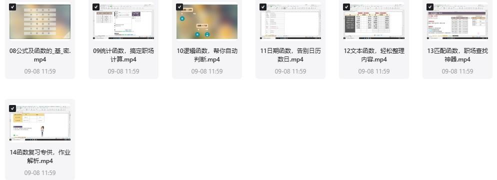 EXCEL《零基础进阶表格达人》【 1.7GB】