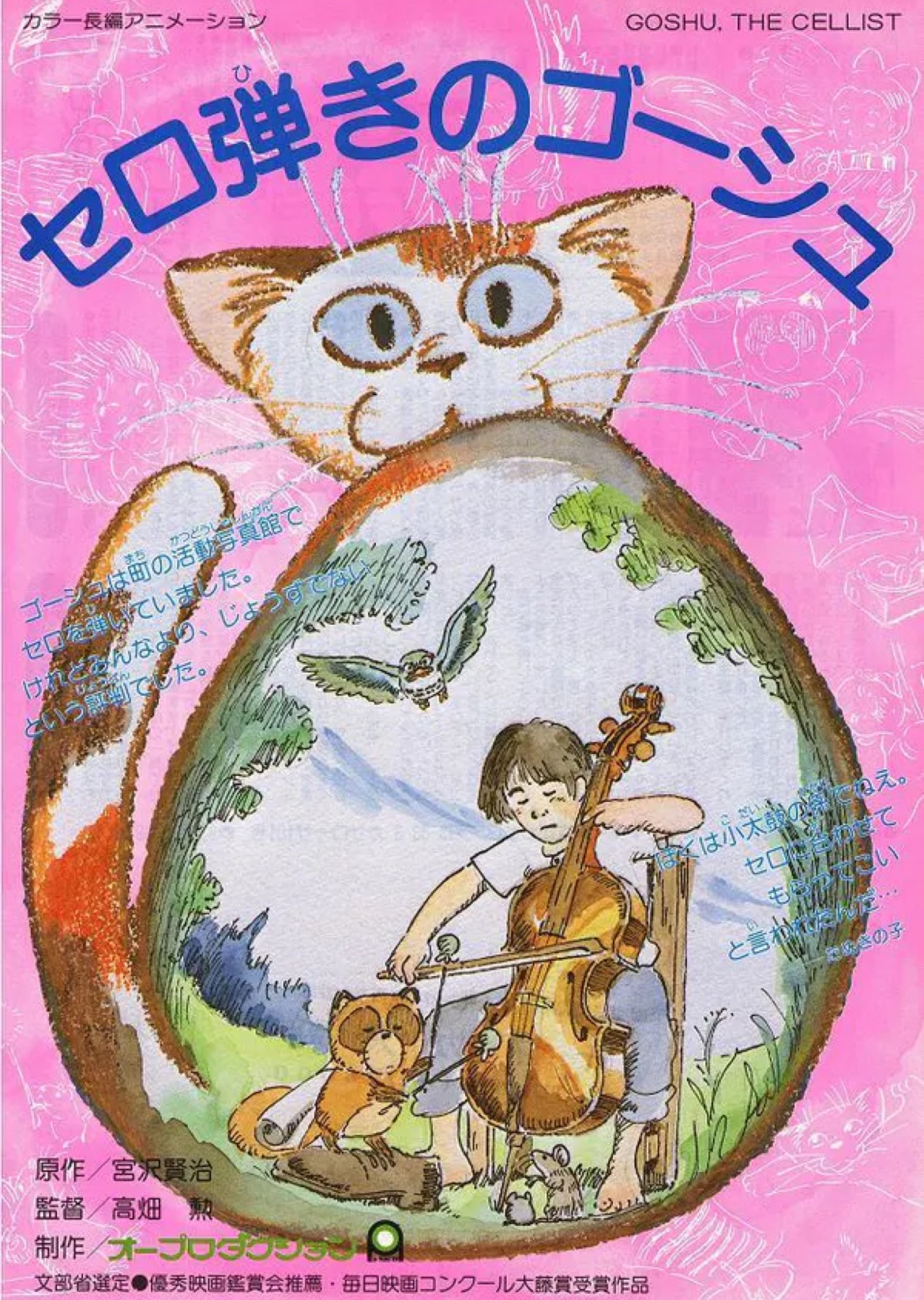 大提琴手(1982.01) 1080P 简体中文 外挂字幕 高畑勋导演【4.7GB】