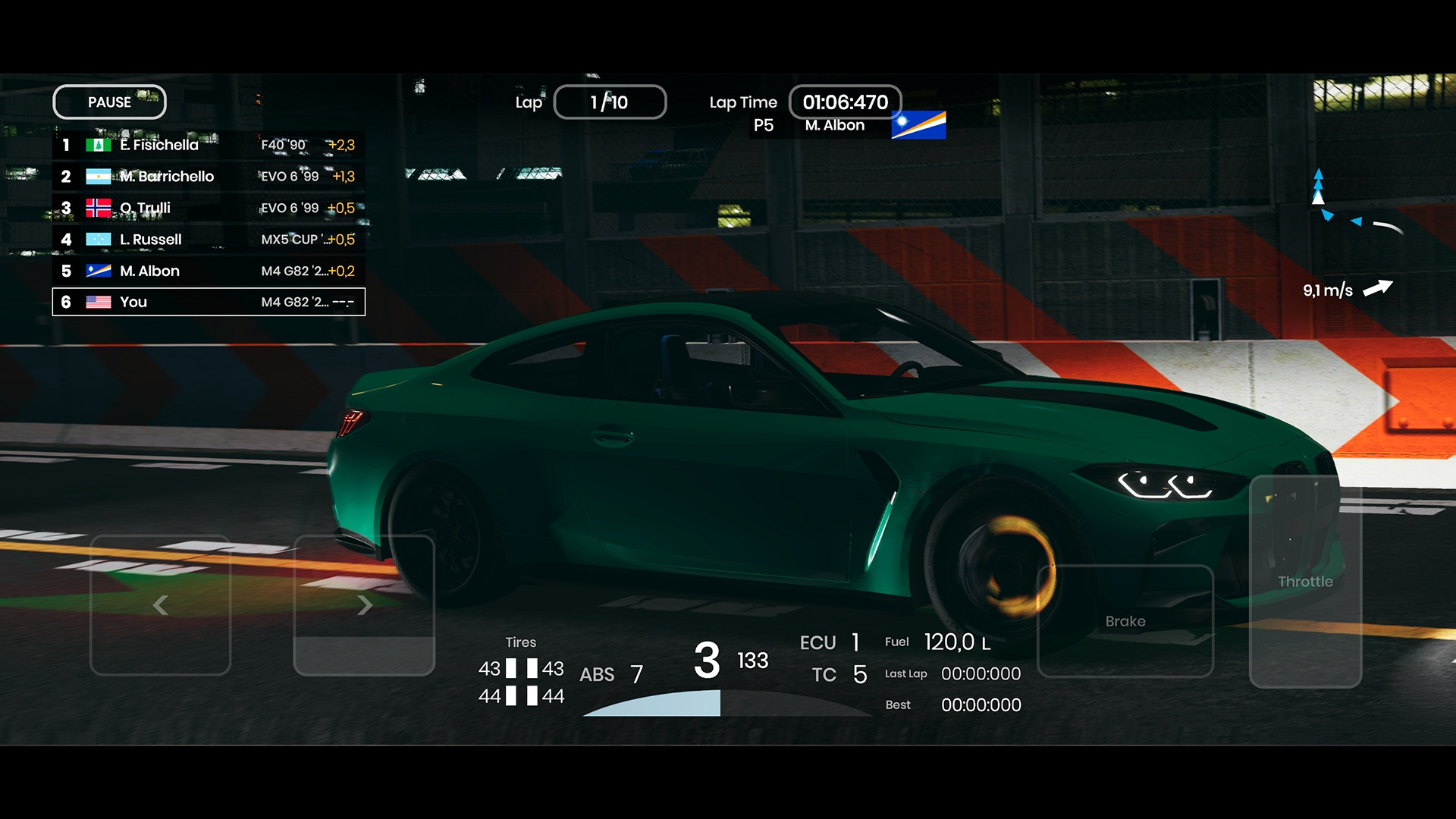 安卓《极速赛道》汉化完整版 支持手柄 无限内购 v1.0.3【1.76GB】