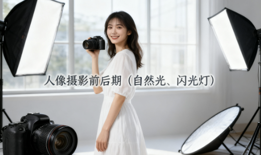 人像摄影前后期（自然光、闪光灯）【5.5GB】