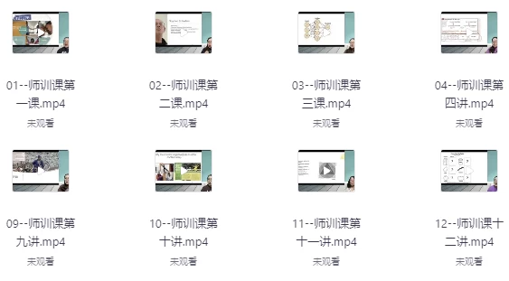剑桥Think，Unlock学术英语师训课 【4.9GB】