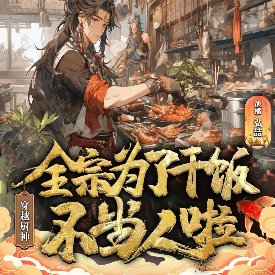 《穿越厨神，全宗为了干饭不当人啦》（多人有声剧）主播：弘喆 连载至2862集【MP3】  [7.3G]